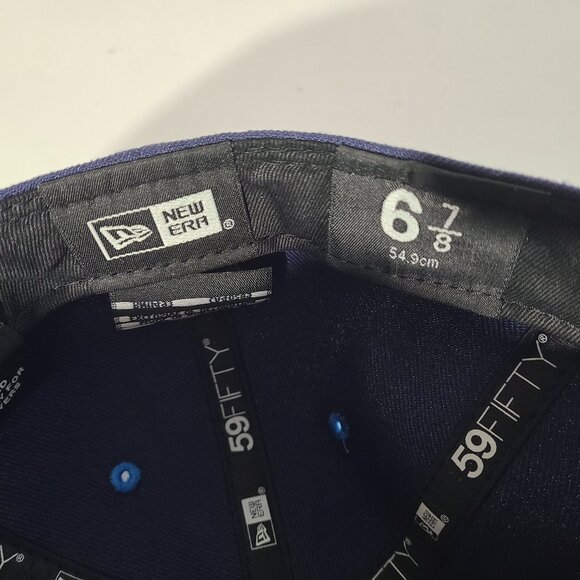 San Antonio Missions "Flying Chanclas" Blue/Red New Era Fitted 6 7/8 Hat/Cap New - Picture 8 of 10